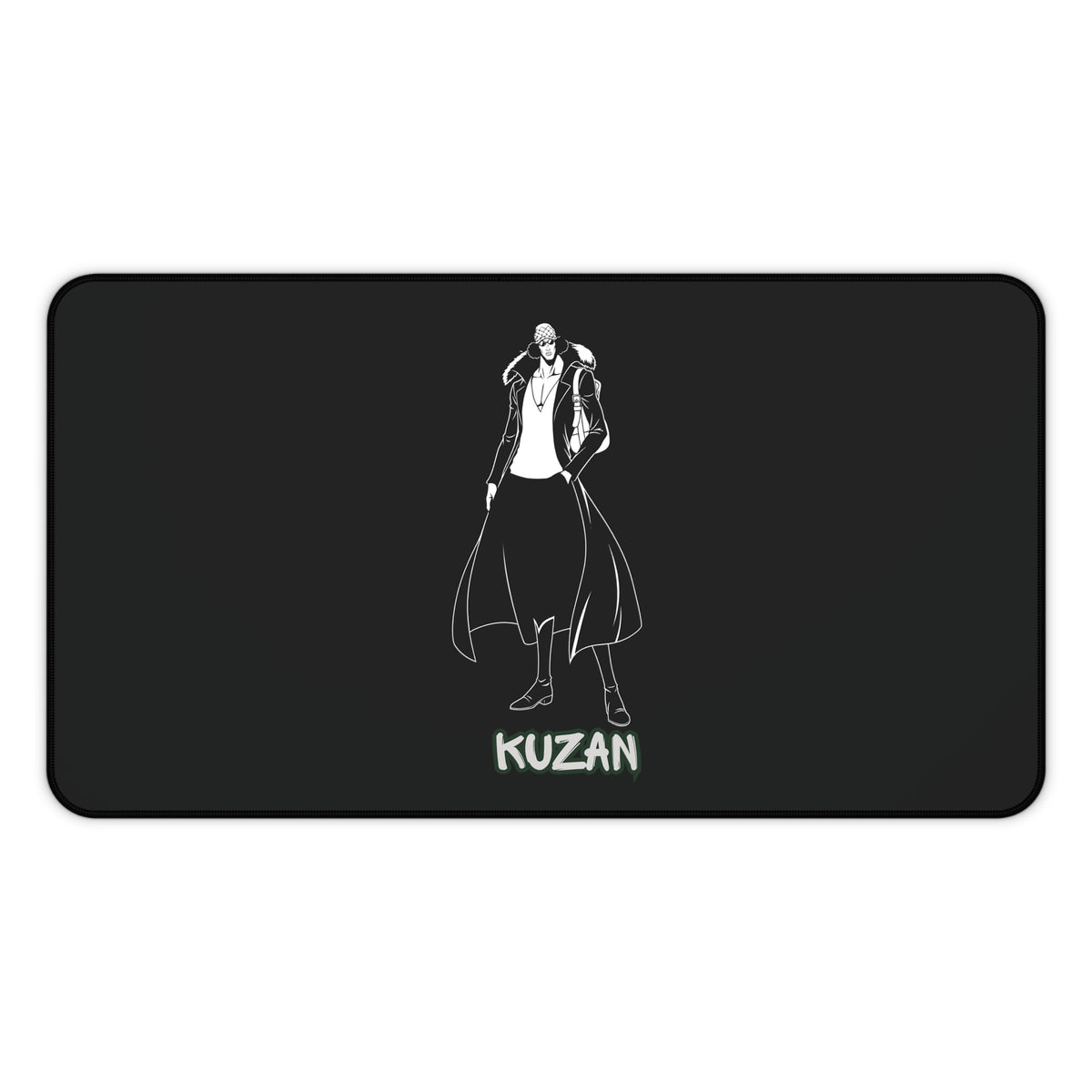 Kuzan Character Silhouette Desk Mat | Anime-Inspired Mousepad