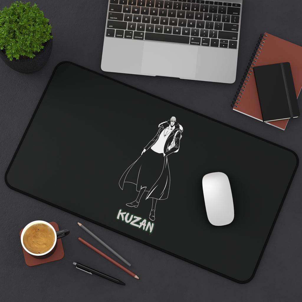 Kuzan Character Silhouette Desk Mat | Anime-Inspired Mousepad