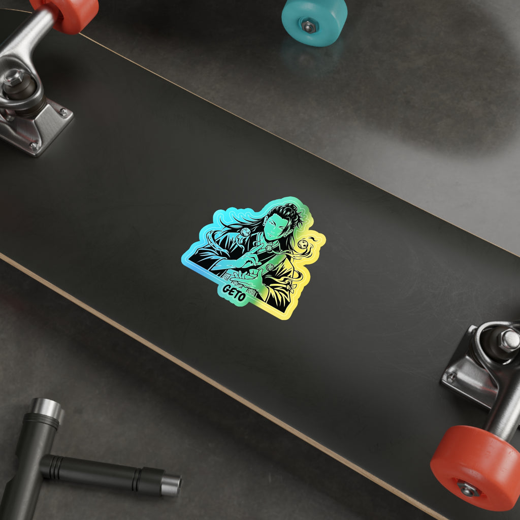 Silhouette Figure Geto Jujutsu Kaisen Anime Character with Smoke Run Your Dream  Holographic Sticker