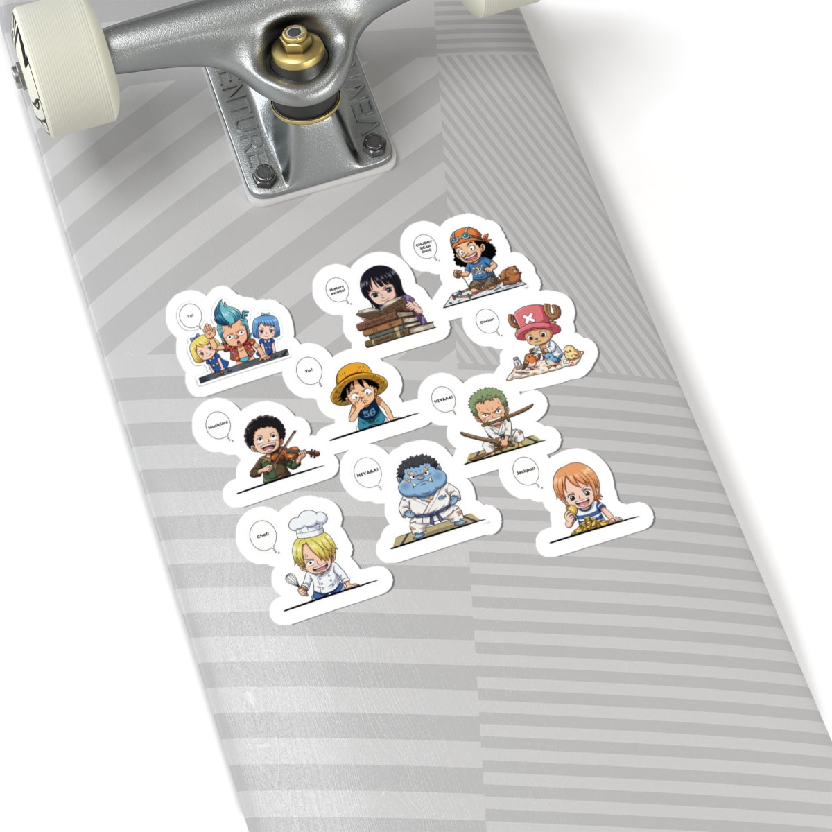 Chibi One Piece Pirate Crew Stickers Kiss-Cut Stickers | Laptop Sticker Sheet
