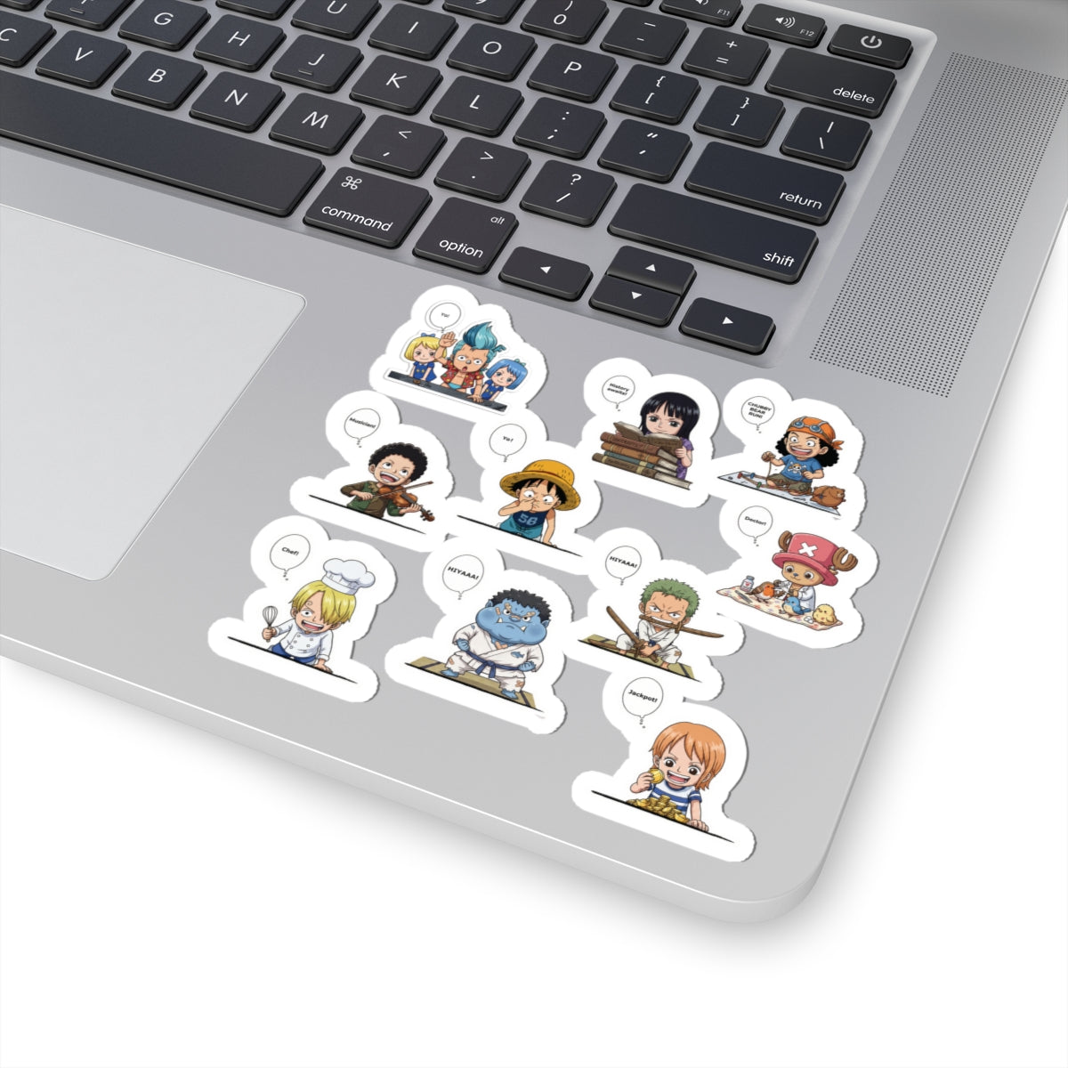 Chibi One Piece Pirate Crew Stickers Kiss-Cut Stickers | Laptop Sticker Sheet