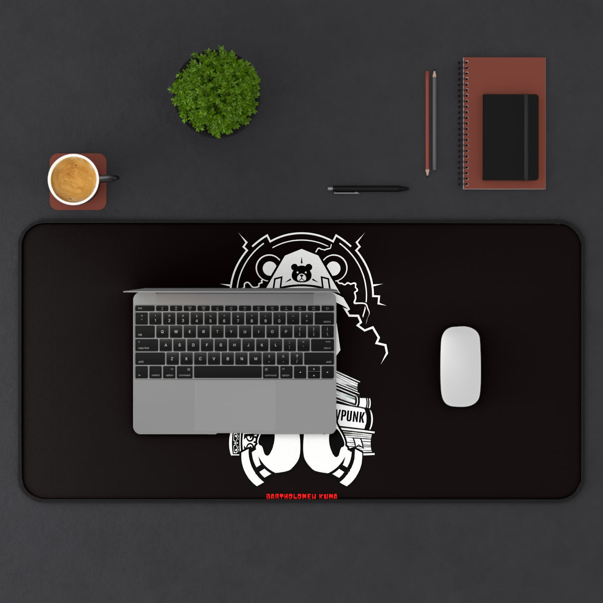 Bartholomew Kuma Cartoon Character From One Piece Desk Mat