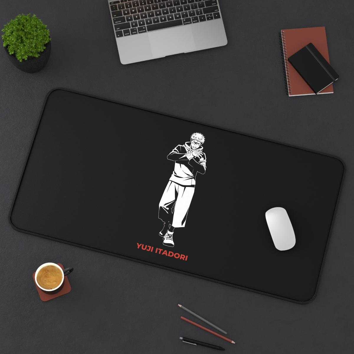 Yuji Itadori Illustration Desk Mat | Anime Character Mousepad