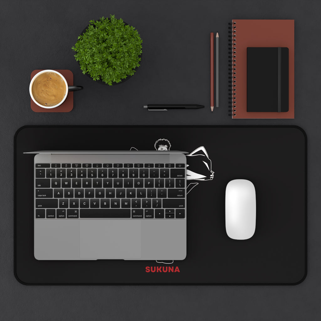 Sukuna Silhouette Desk Mat | Anime Character Gaming Mousepad