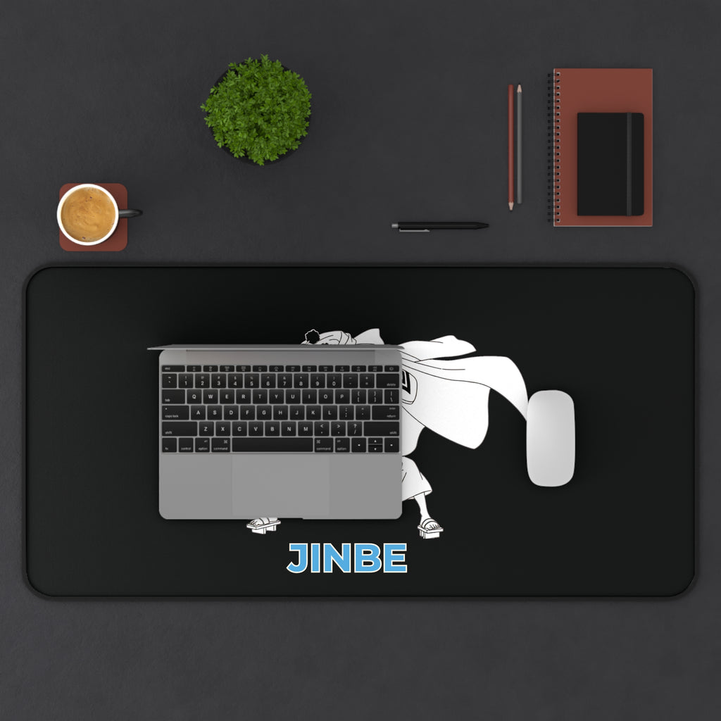 JINBE Anime Character Desk Mat | Large Gaming Mousepad