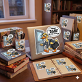 Duck in Suit Sticker | "Today I'm a Best Worker in the World" Kiss-Cut Sticker