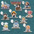 Chibi One Piece Pirate Crew Stickers Kiss-Cut Stickers | Laptop Sticker Sheet