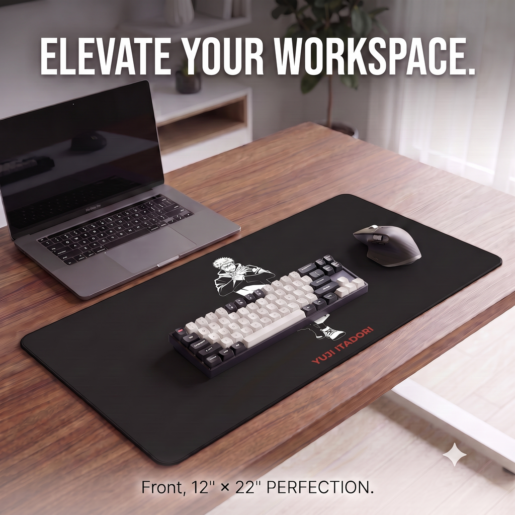 Yuji Itadori Illustration Desk Mat | Anime Character Mousepad