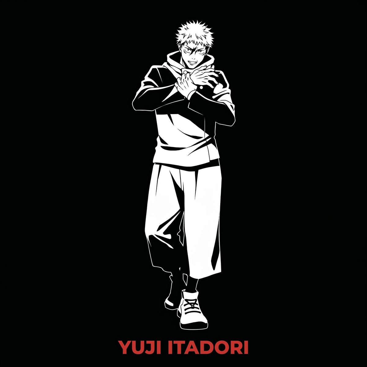 Yuji Itadori Illustration Desk Mat | Anime Character Mousepad