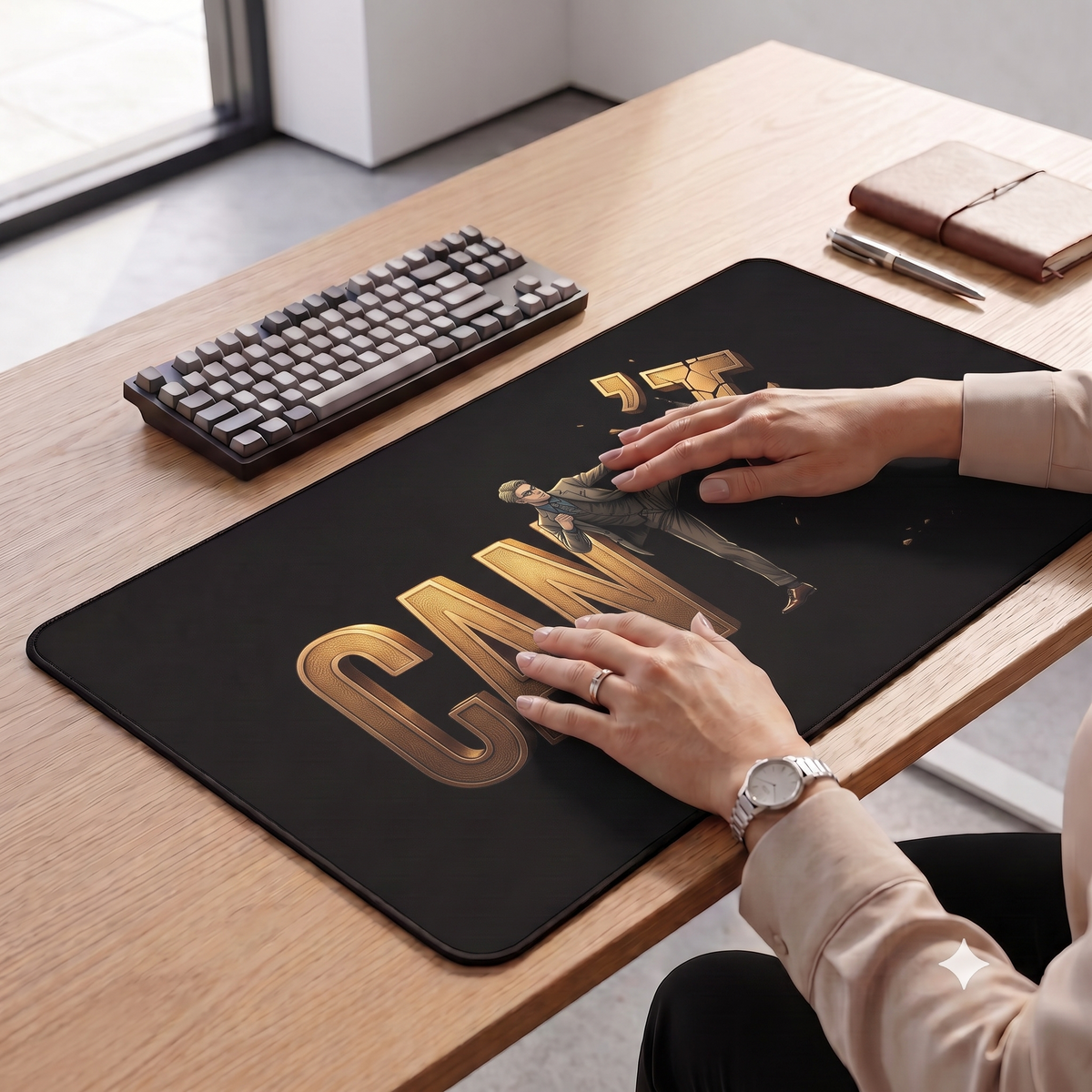 Kick Through Nanami  Jujutsu Kaisen Character Desk Mat | Motivational Breakthrough Office Mousepad