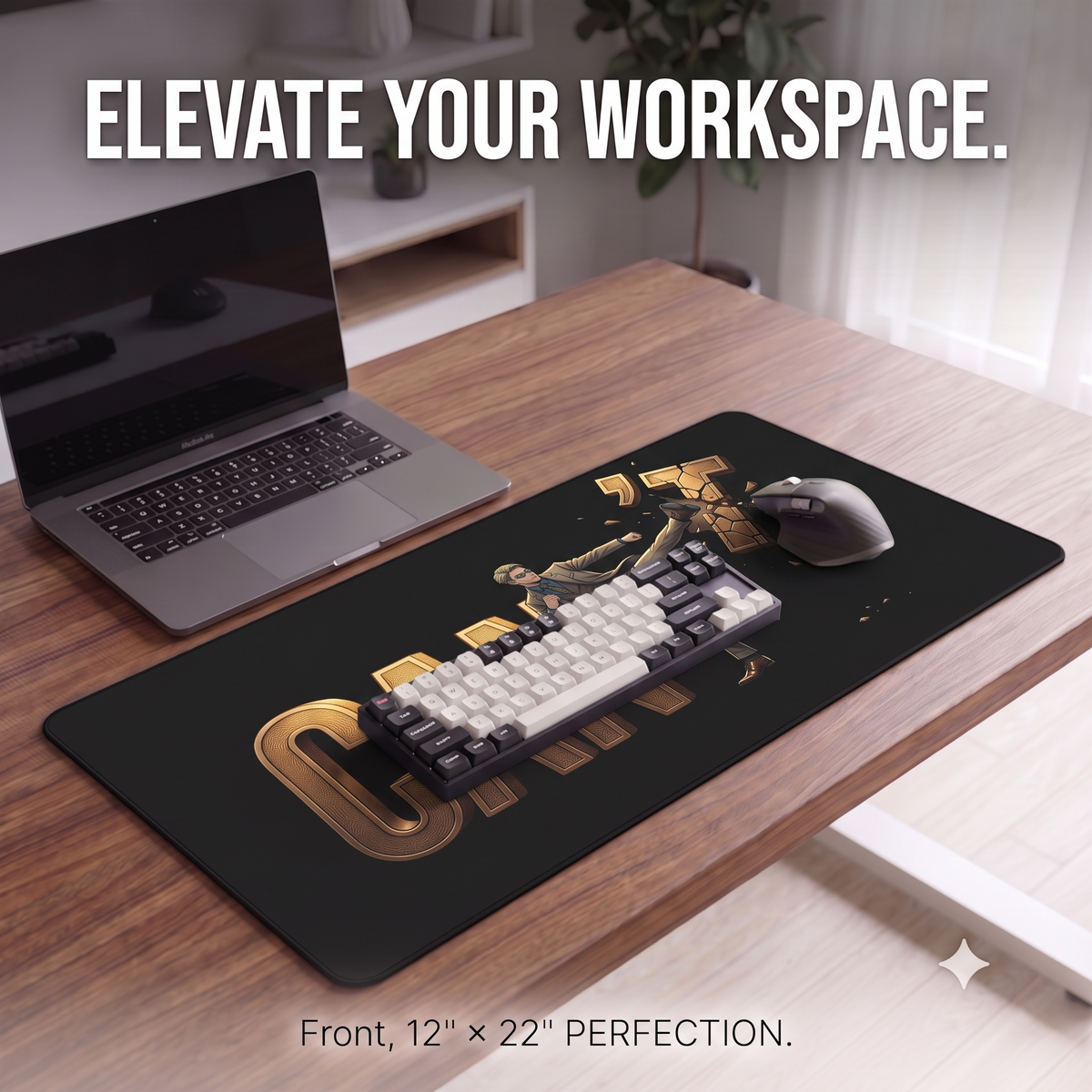 Kick Through Nanami  Jujutsu Kaisen Character Desk Mat | Motivational Breakthrough Office Mousepad
