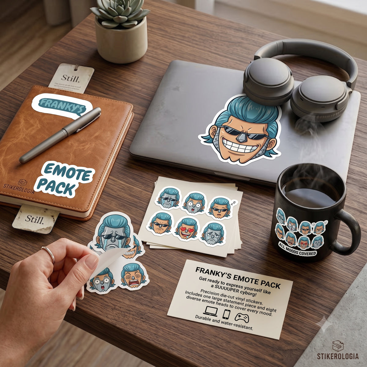 Franky Pack Sticker Sheet | Kiss-Cut Character Stickers