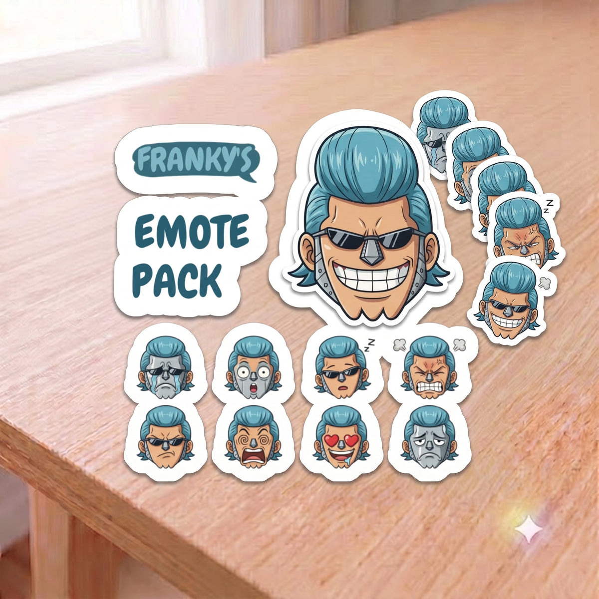 Franky Pack Sticker Sheet | Kiss-Cut Character Stickers