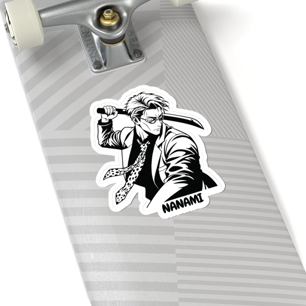 Nanami Sword Warrior Sticker | Anime Manga Style Decal | Glossy Kiss-Cut Vinyl Sticker for Laptops, Journals & Phone Cases