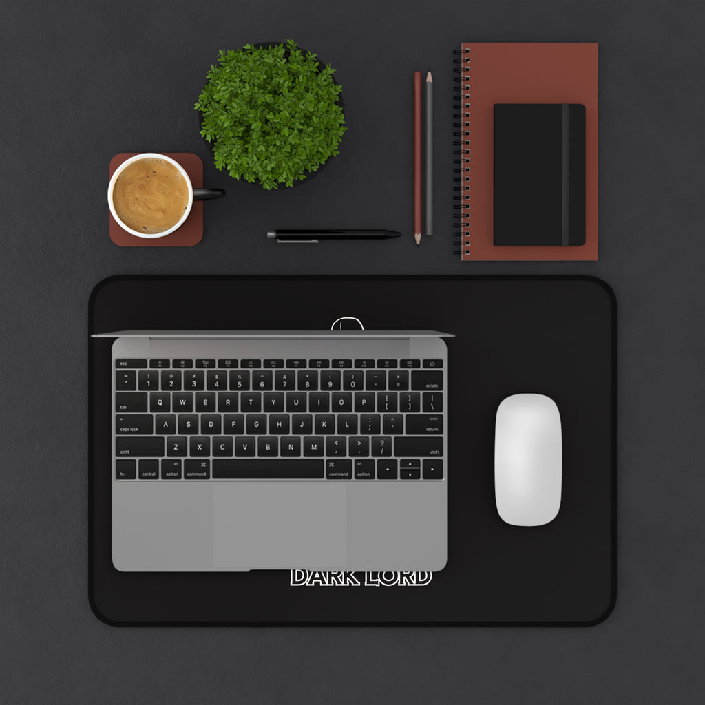 Dark Lord illustration Desk Mat | Sith-themed gaming mousepad