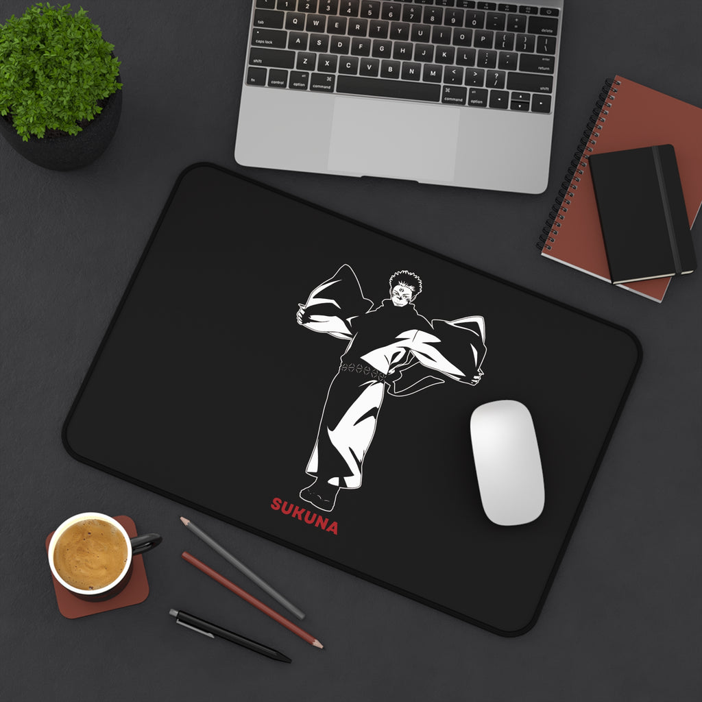 Sukuna Silhouette Desk Mat | Anime Character Gaming Mousepad