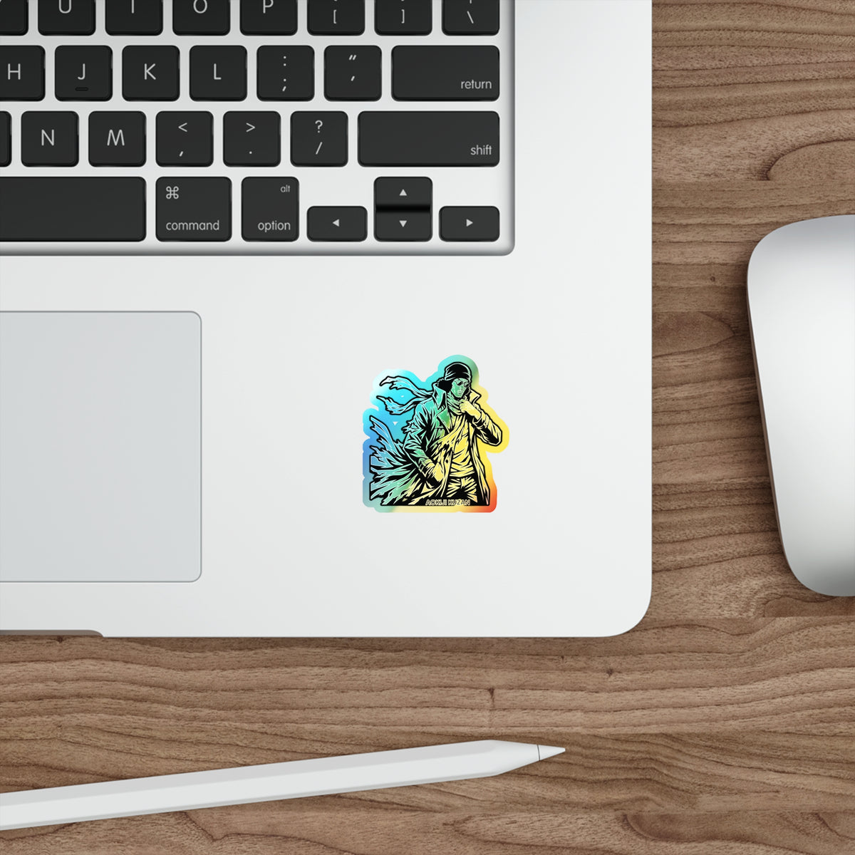 KUZAN One Piece Character sticker Holographic Sticker For your Laptop,Tumbler,Phone,Diary Books and  Musical Instrument