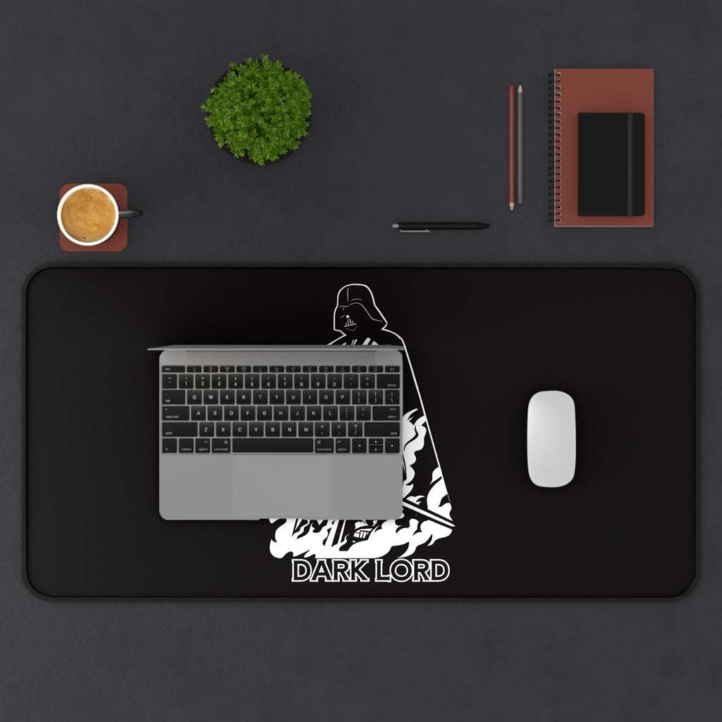 Dark Lord illustration Desk Mat | Sith-themed gaming mousepad