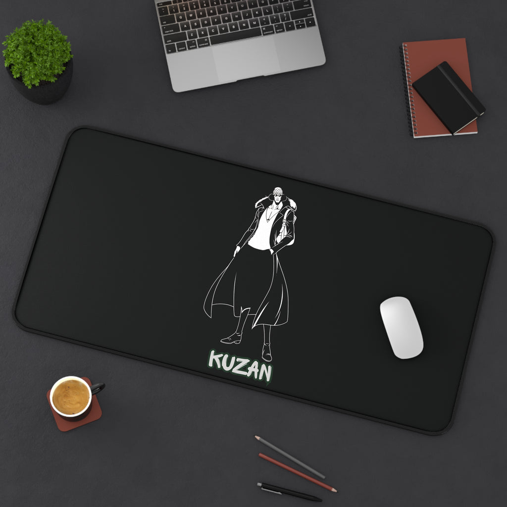 Kuzan Character Silhouette Desk Mat | Anime-Inspired Mousepad