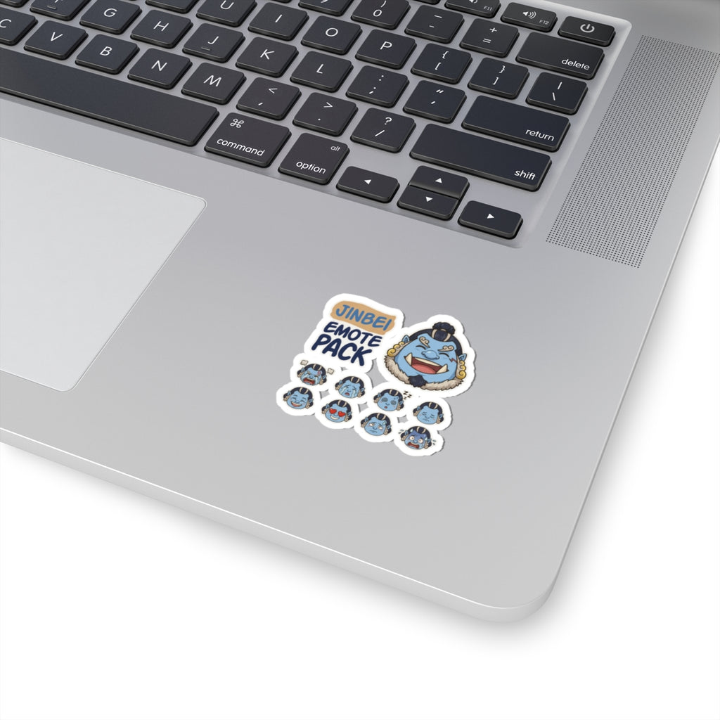 Jinbei Emote Pack Kiss-Cut Stickers | Anime Character Face Expressions