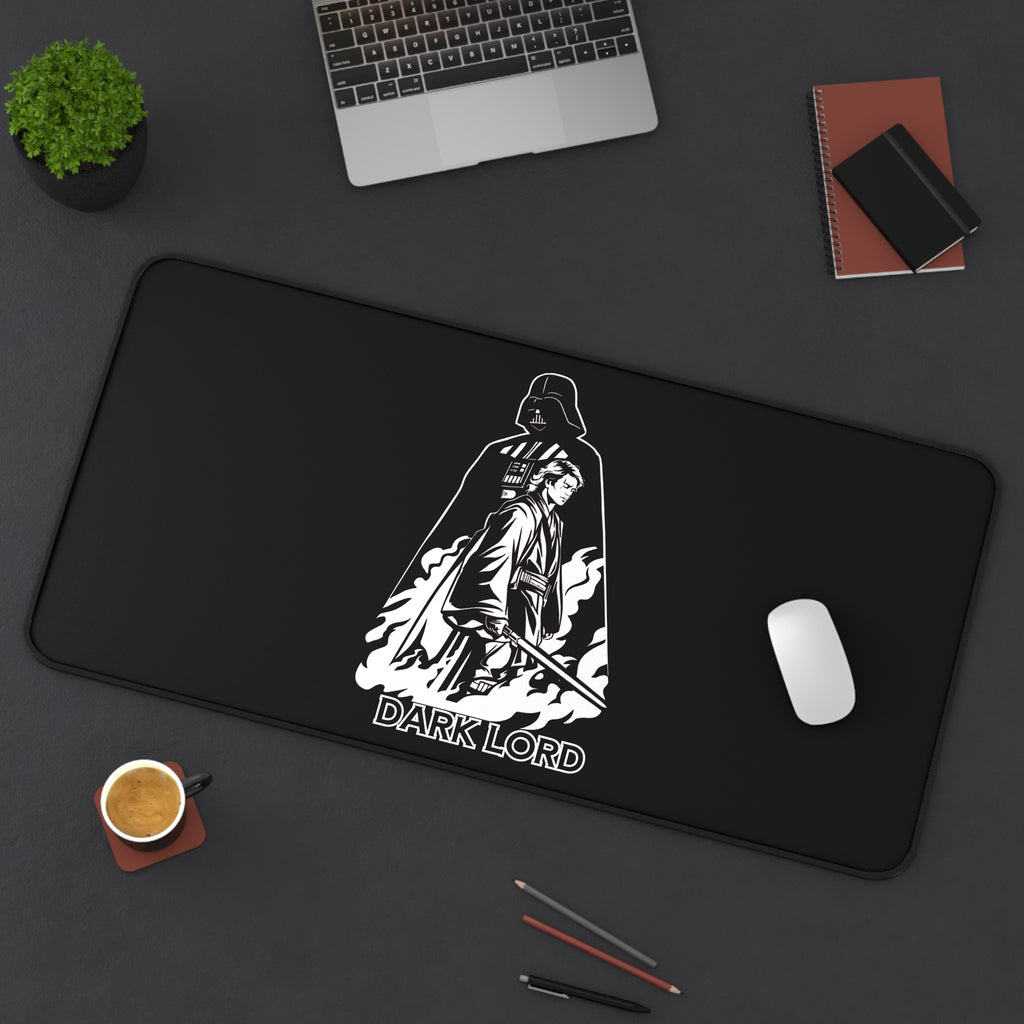 Dark Lord illustration Desk Mat | Sith-themed gaming mousepad