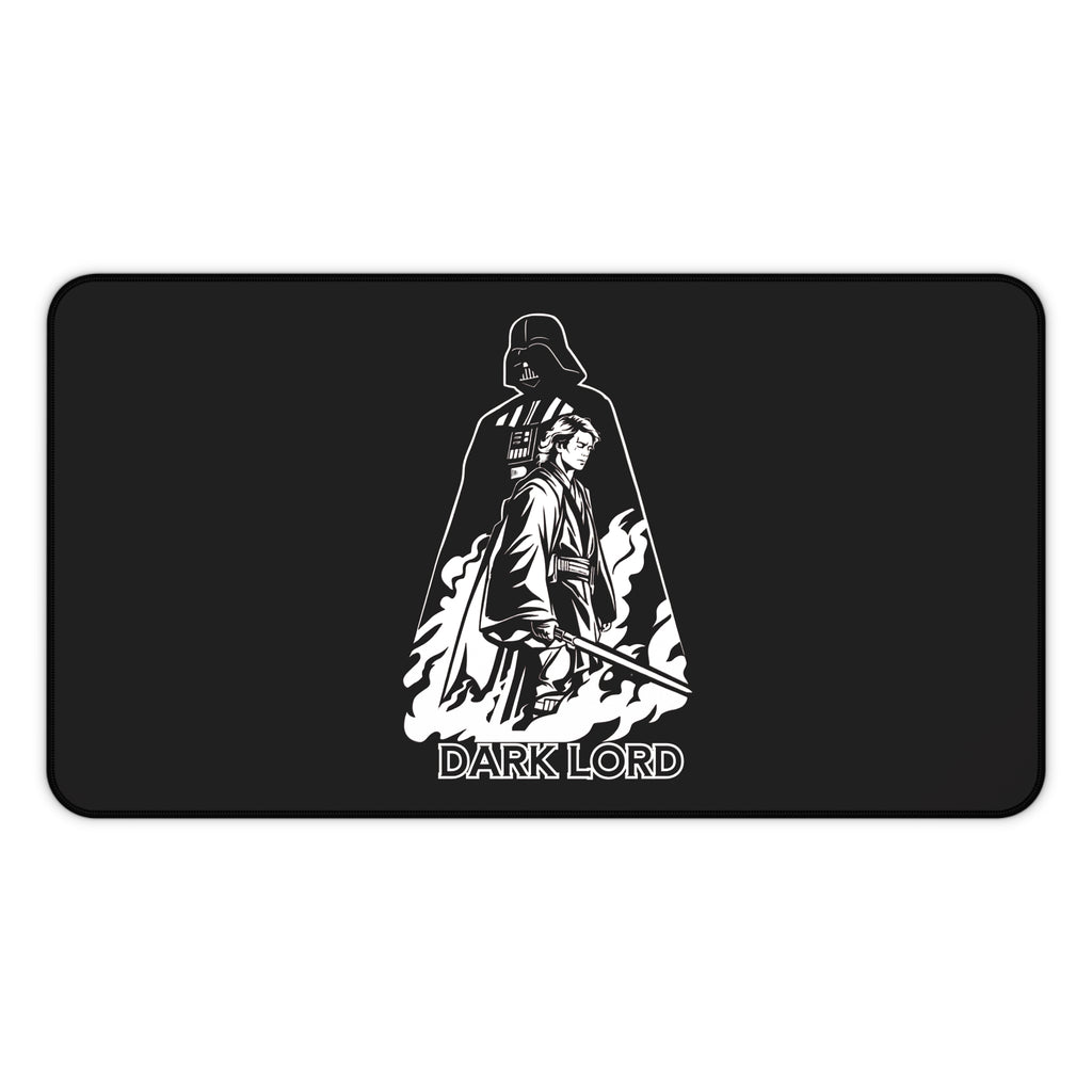 Dark Lord illustration Desk Mat | Sith-themed gaming mousepad