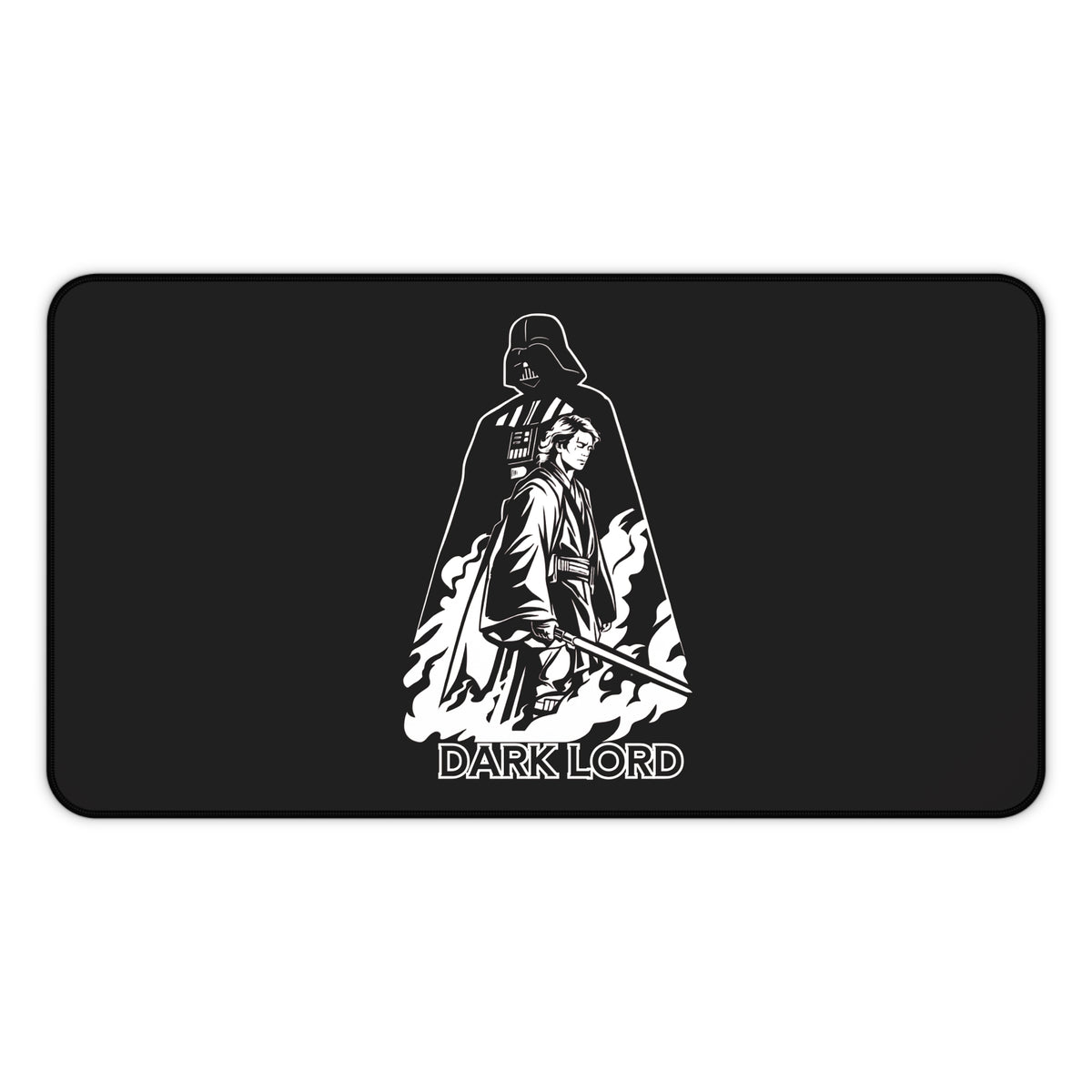 Dark Lord illustration Desk Mat | Sith-themed gaming mousepad
