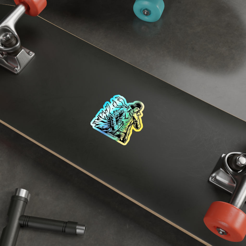 KUZAN One Piece Character sticker Holographic Sticker For your Laptop,Tumbler,Phone,Diary Books and  Musical Instrument